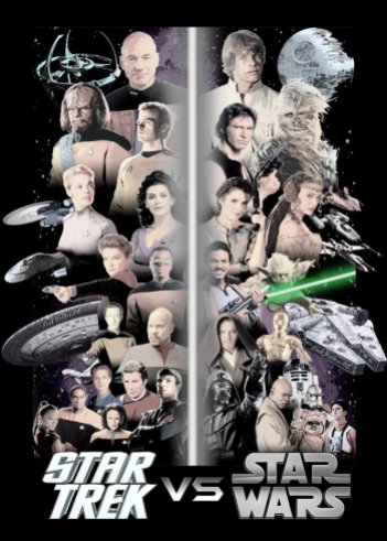 Star Trek vs Star Wars poster
